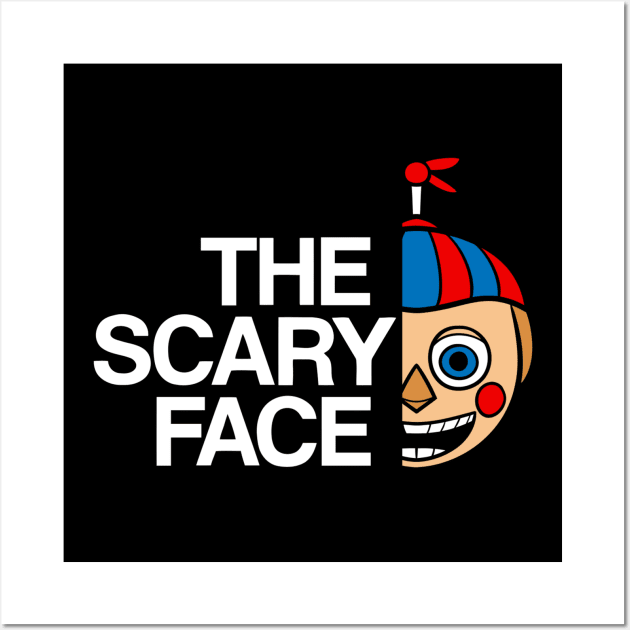 The Scary Face - B Boy Wall Art by buby87